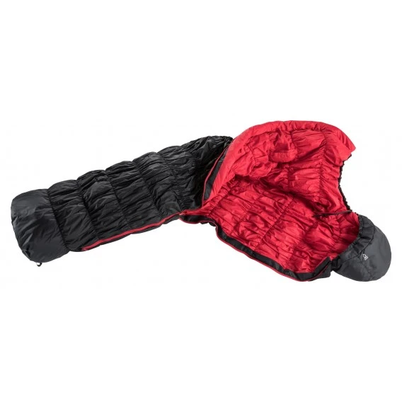 Deuter Exosphere 0° Schlafsack Black-fire RV Rechts 2 Deuter Exosphere 0° Schlafsack Black-fire RV Rechts – Bild 2