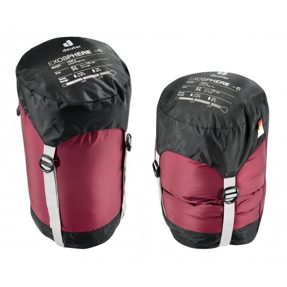 Deuter Exosphere -6° SL Schlafsack Maron-mango RV Links 6 Deuter Exosphere -6° SL Schlafsack Maron-mango RV Links – Bild 6