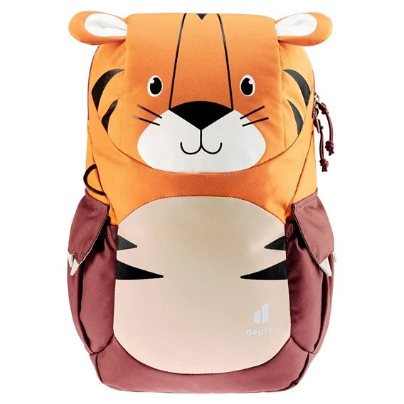 Deuter Kikki 8L Kinderrucksack Tiger Mandarine-redwood 2 Deuter Kikki 8L Kinderrucksack Tiger Mandarine-redwood – Bild 2