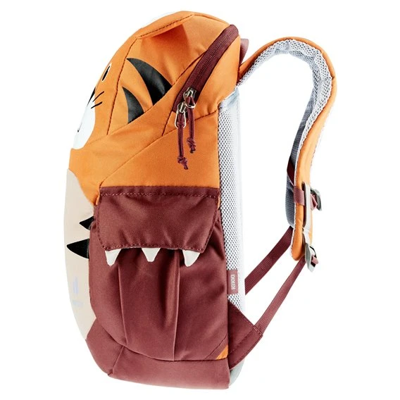 Deuter Kikki 8L Kinderrucksack Tiger Mandarine-redwood 3 Deuter Kikki 8L Kinderrucksack Tiger Mandarine-redwood – Bild 3