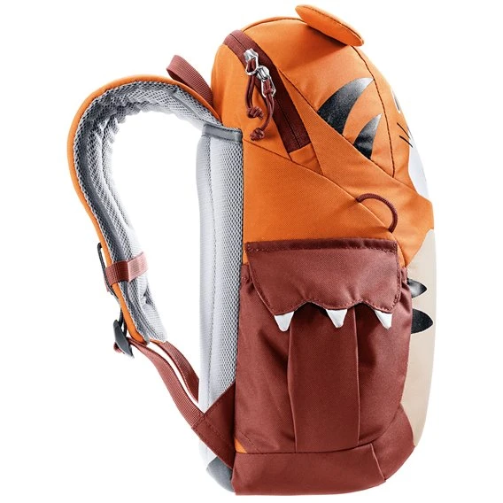 Deuter Kikki 8L Kinderrucksack Tiger Mandarine-redwood 6 Deuter Kikki 8L Kinderrucksack Tiger Mandarine-redwood – Bild 6