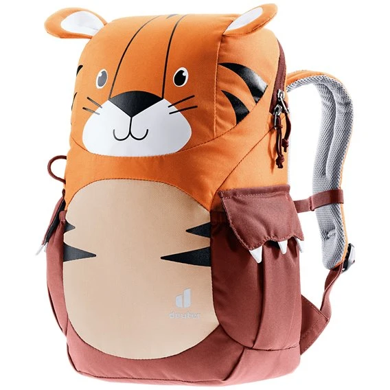 Deuter Kikki 8L Kinderrucksack Tiger Mandarine-redwood 1 Deuter Kikki 8L Kinderrucksack Tiger Mandarine-redwood