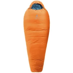 Deuter Orbit -5° SL -RV Links- Damen Kunstfaser-Schlafsack Mandarine-slateblue