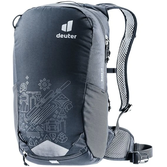 Deuter Race 12 Anniversary Edition Fahrradrucksack Black 1 Deuter Race 12 Anniversary Edition Fahrradrucksack Black