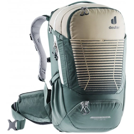Deuter Trans Alpine Pro 26 SL Damen Fahrradrucksack Sand-teal 1 Deuter Trans Alpine Pro 26 SL Damen Fahrradrucksack Sand-teal